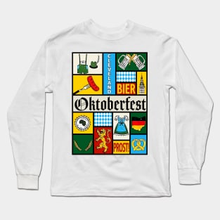 Prost! Beer Pretzel Lover Oktoberfest Festival 2023 Drinking Long Sleeve T-Shirt